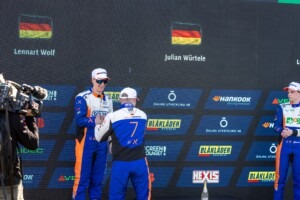Lennart Wolf podium ceremony Oschersleben