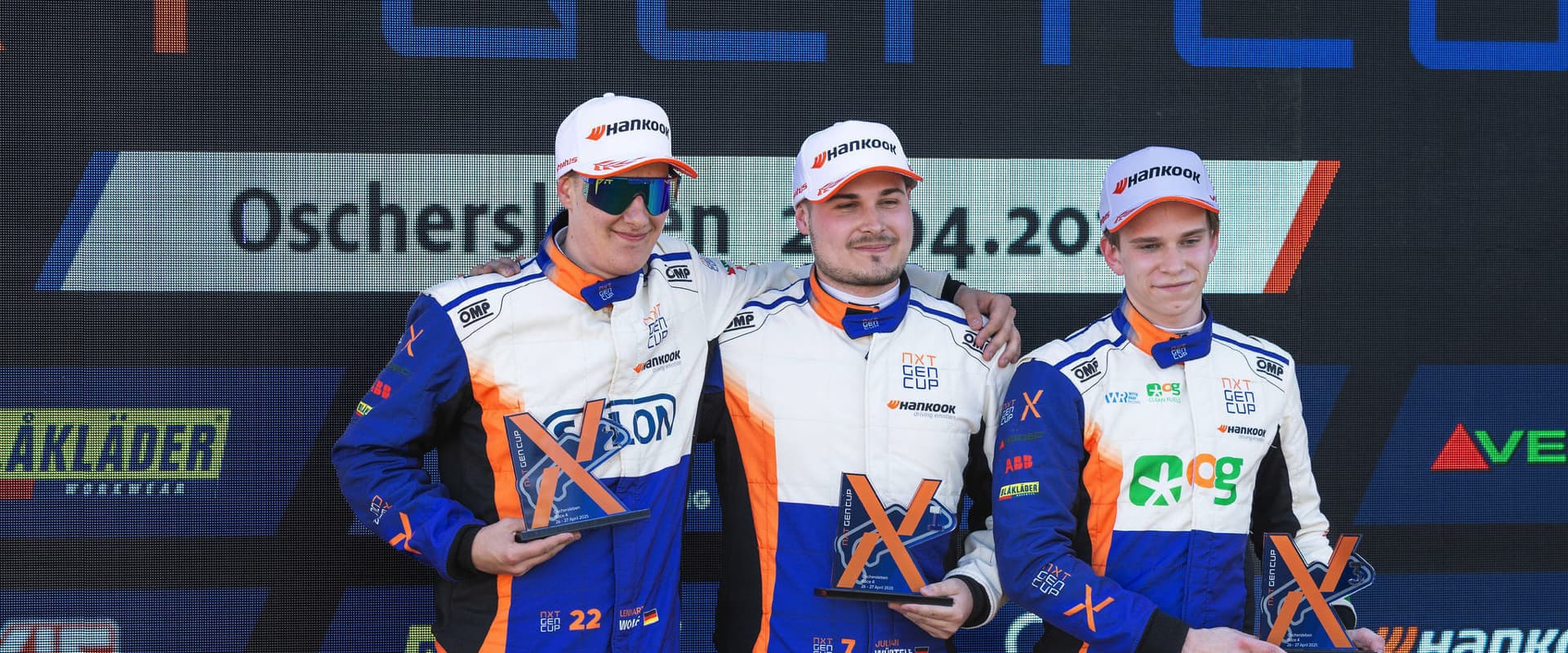 Lennart Wolf Siegerehrung in Oschersleben