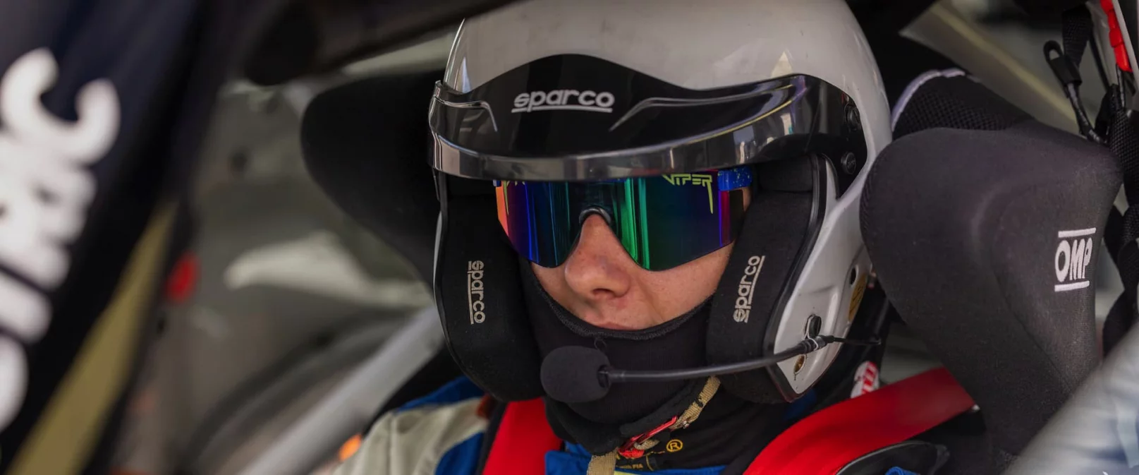 Lennart Wolf im Cockpit in der Startaufstellung